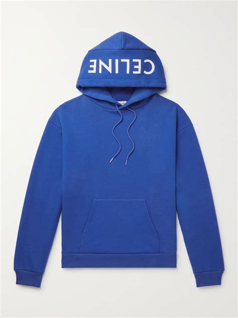 celine ice blue promo hoodie|Celine.